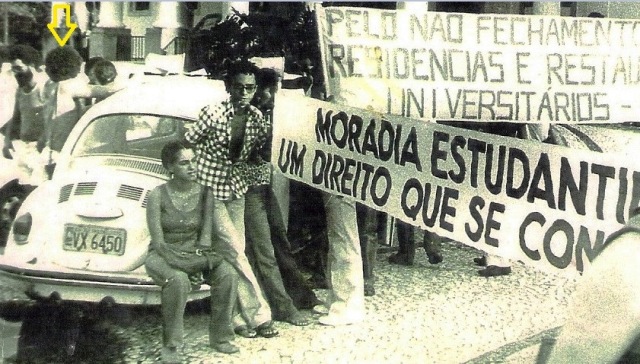 Reitoria, Luiz Caetano, manifestação, 1979